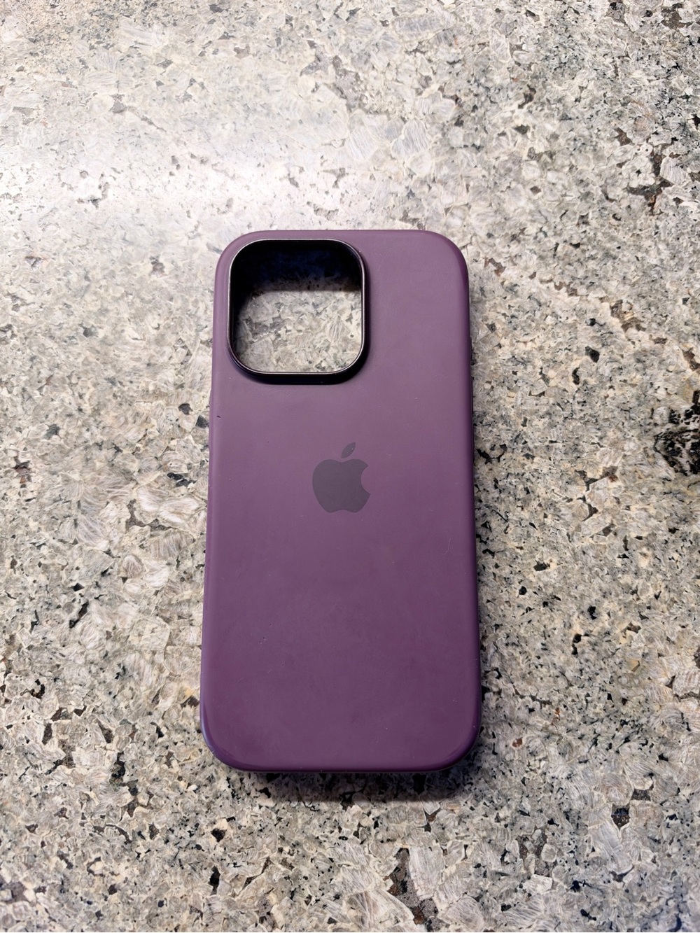 Apple Silicone iPhone 16 Pro Case - Deep Purple